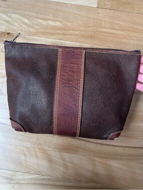 Timberland Dark Brown Toiletry Bag